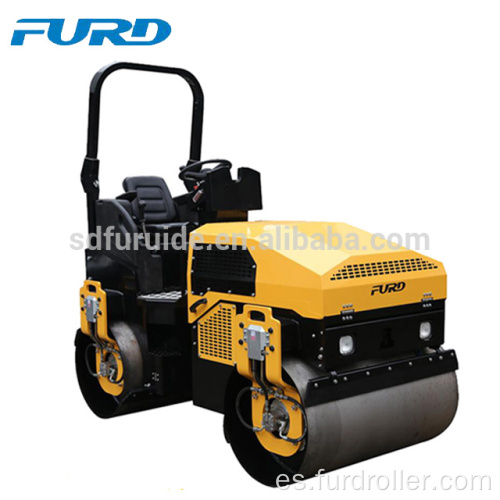 Venta caliente furd totalmente hidráulico doble tambor 3t compactador de suelo (FYL-1200)